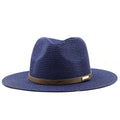 LONA Fedora Hat in Navy Blue