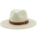 MINOS Men's Straw Panama Hat in Off-White