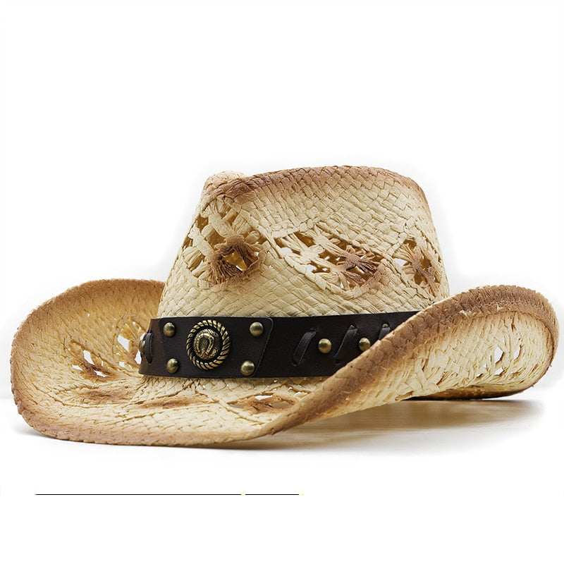 HUGO Men's Straw Cowboy Hat