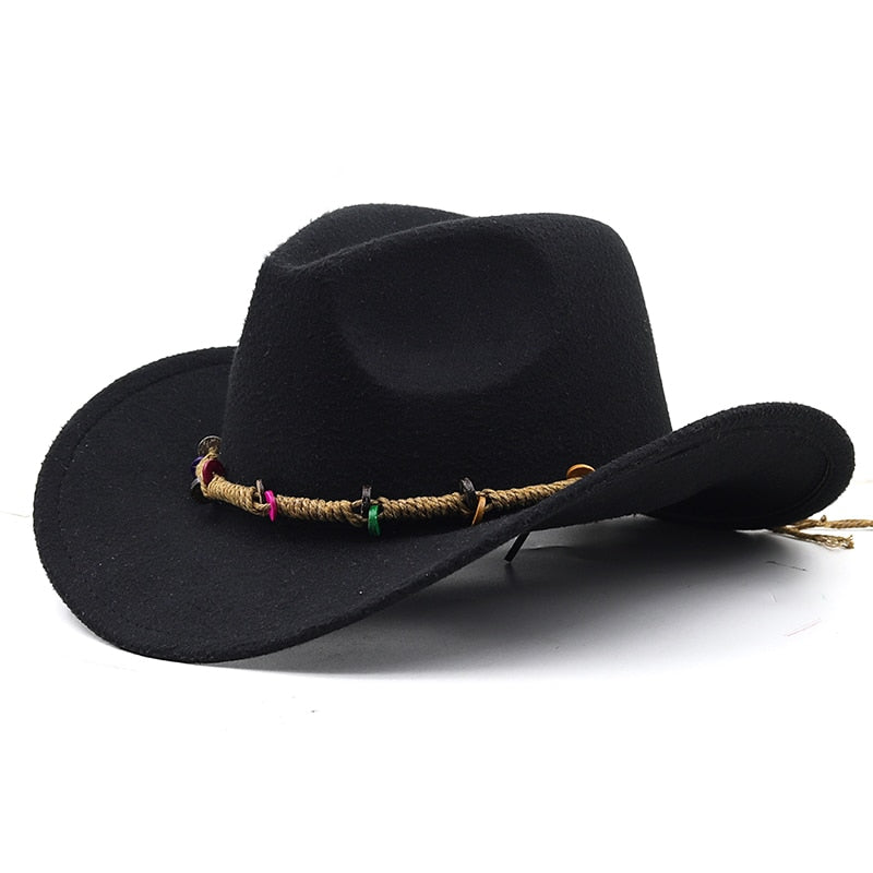 EISHRAH Fedora Hat in Black