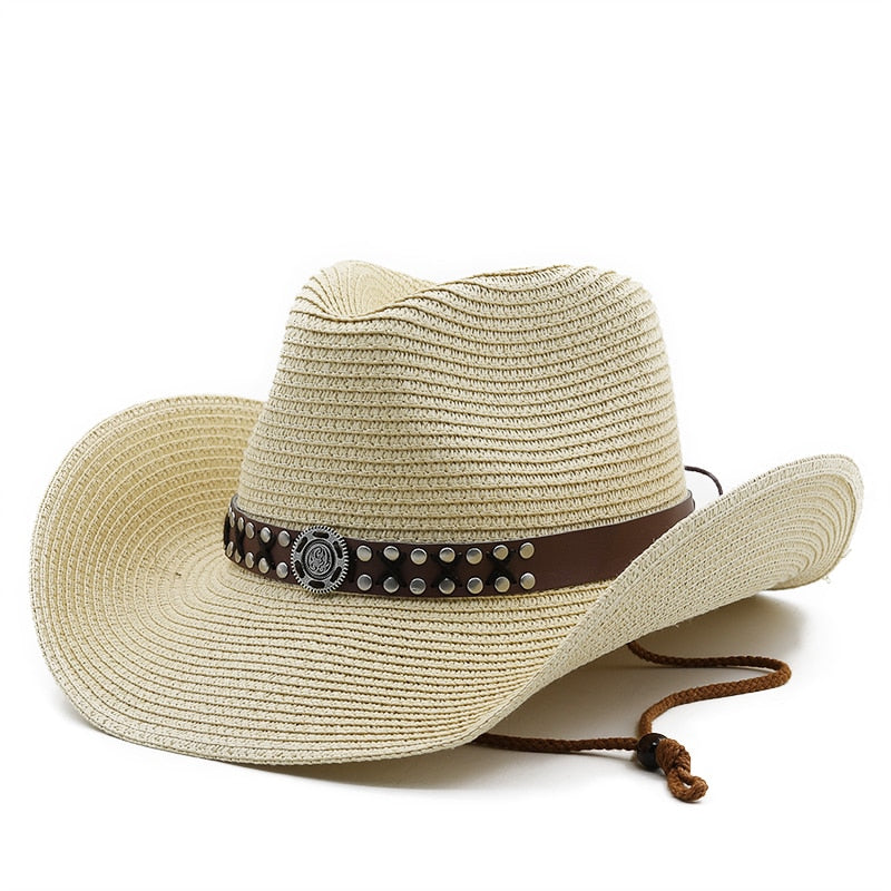JAIME Men's Straw Cowboy Hat