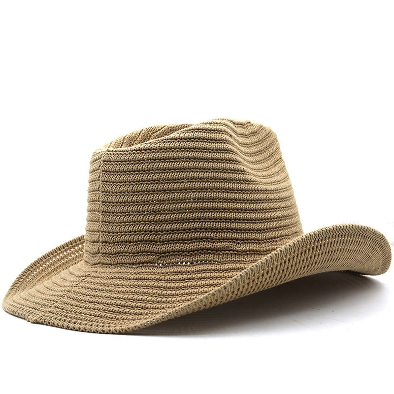 ROLLO Men's Straw Cowboy Hat