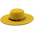REGIANE Fedora Hat in Yellow