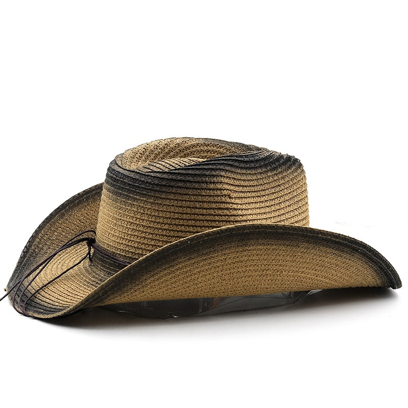 PEPIN Men's Straw Cowboy Hat