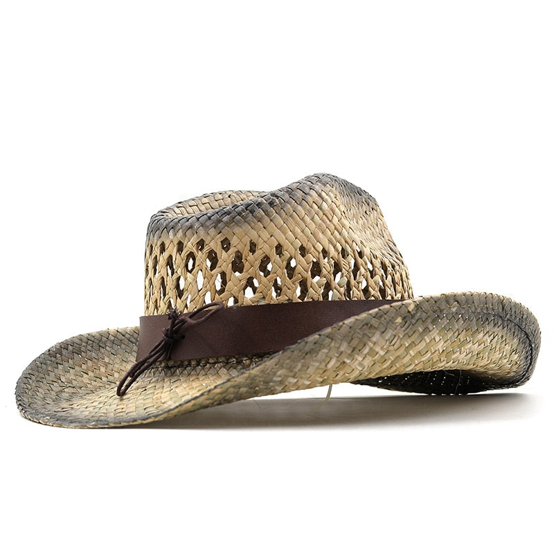 SANCHO Men's Straw Cowboy Hat