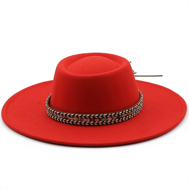 REBA Fedora Hat in Red