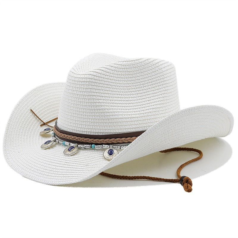 KIARA Cowboy Hat in White