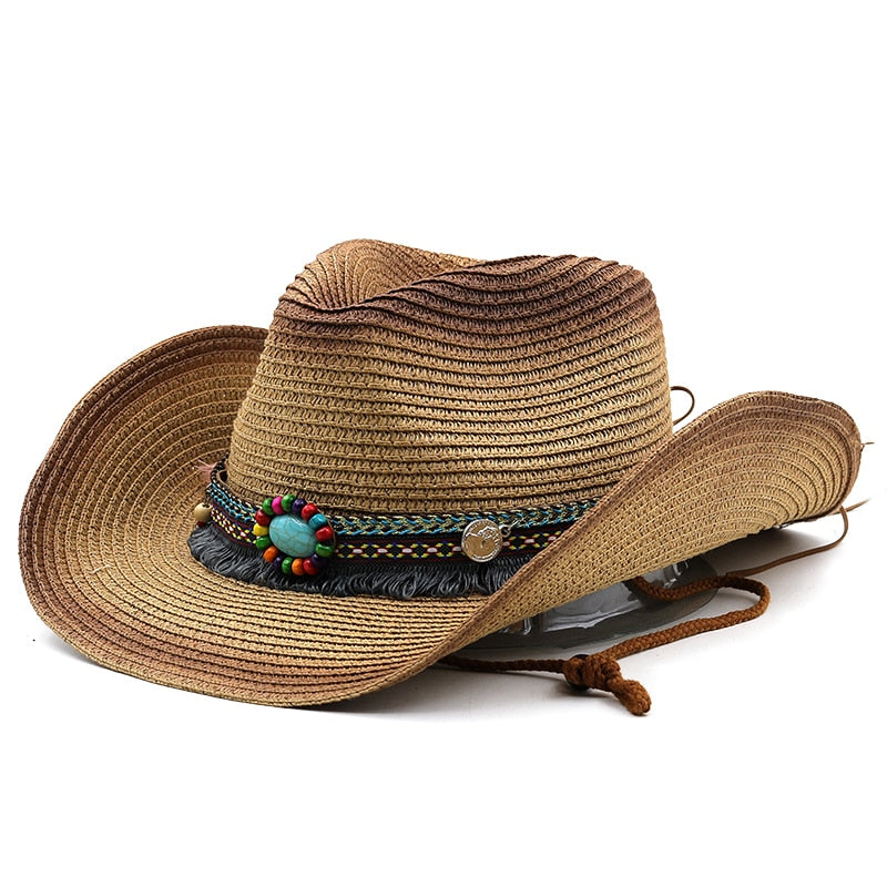 DAGOBERT Men's Straw Cowboy Hat