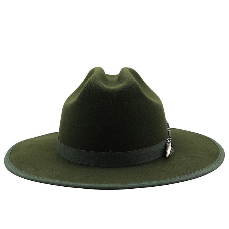 ALBERT Men's Felt Fedora Hat