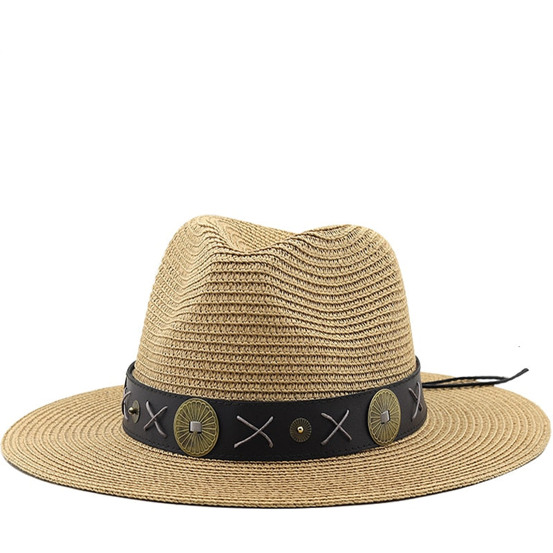 ODYSSEUS Men's Straw Panama Hat