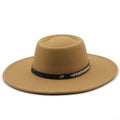 REGIANE Fedora Hat in Tan