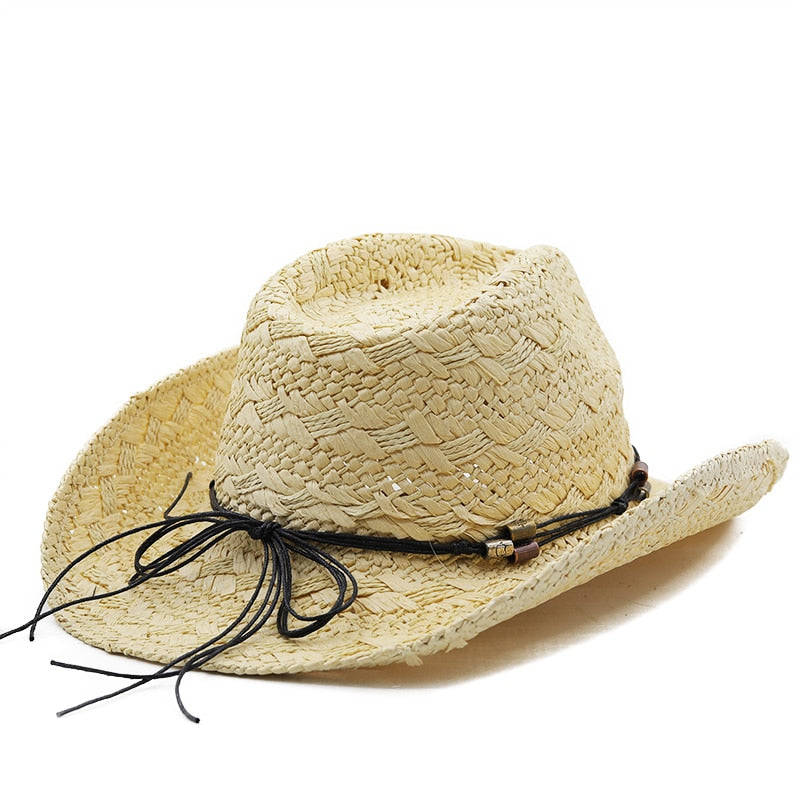 CLOVIS Men's Straw Cowboy Hat