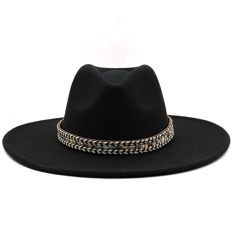 SLOANE Fedora Hat in Black