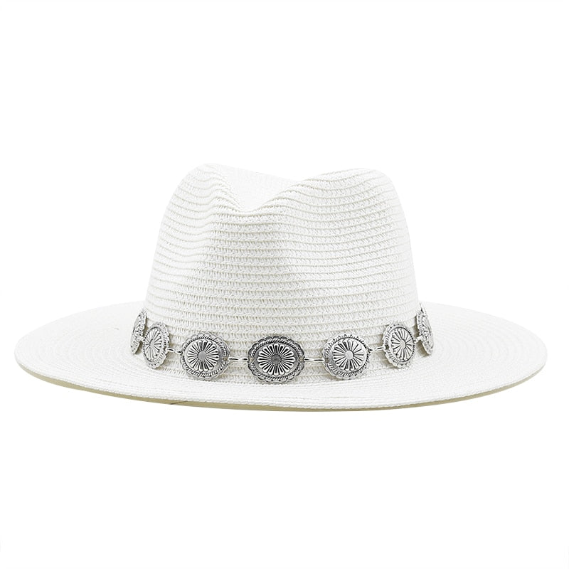 HATTIE Fedora Hat in White