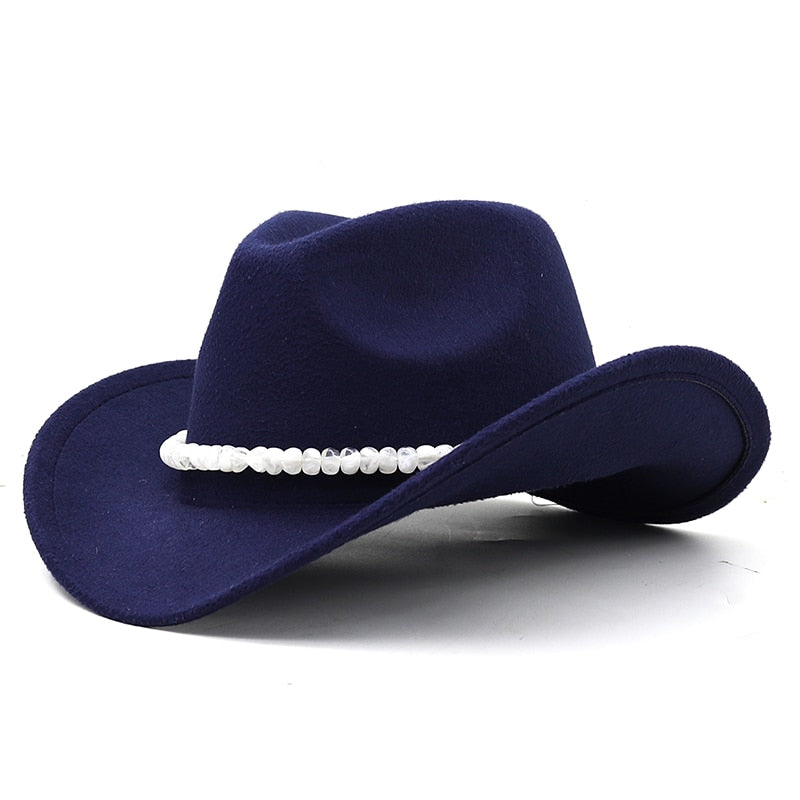 ROHILA Fedora Hat in Navy