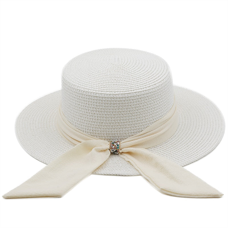 LILY Panama Hat in White