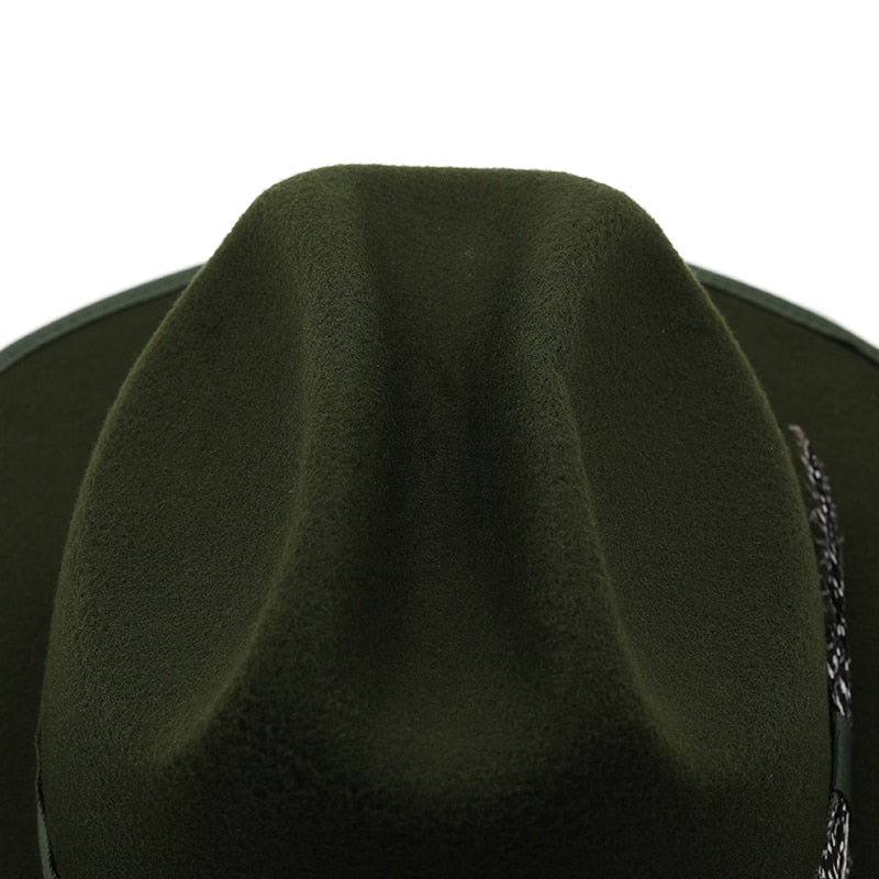 ALBERT Men's Felt Fedora Hat