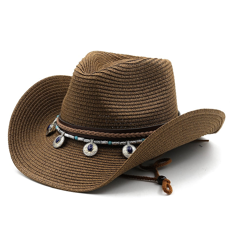 KIARA Cowboy Hat in Brown