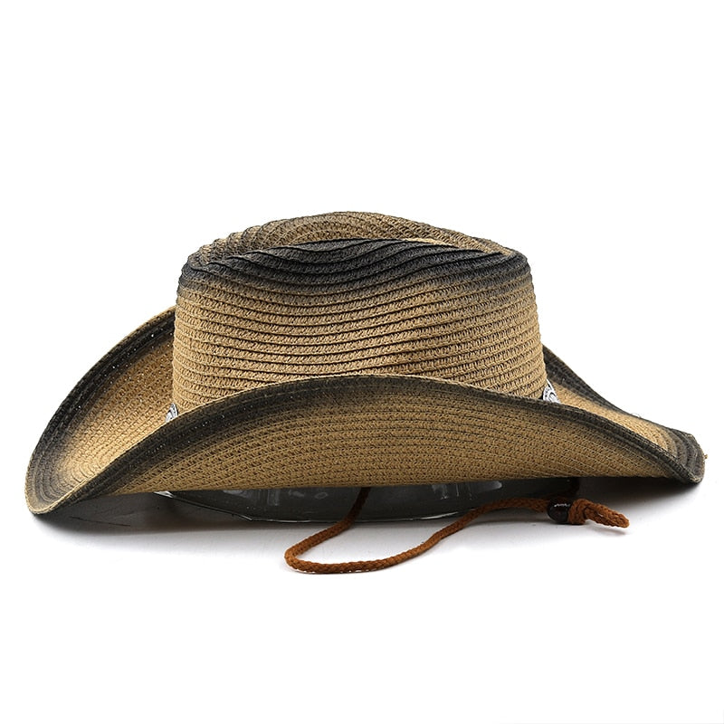 RUDOLF Men's Straw Cowboy Hat
