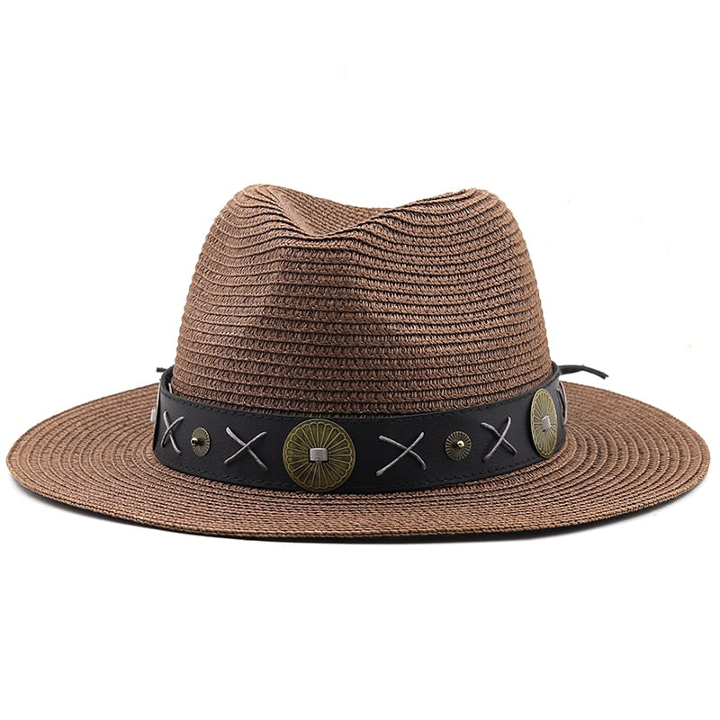 ODYSSEUS Men's Straw Panama Hat
