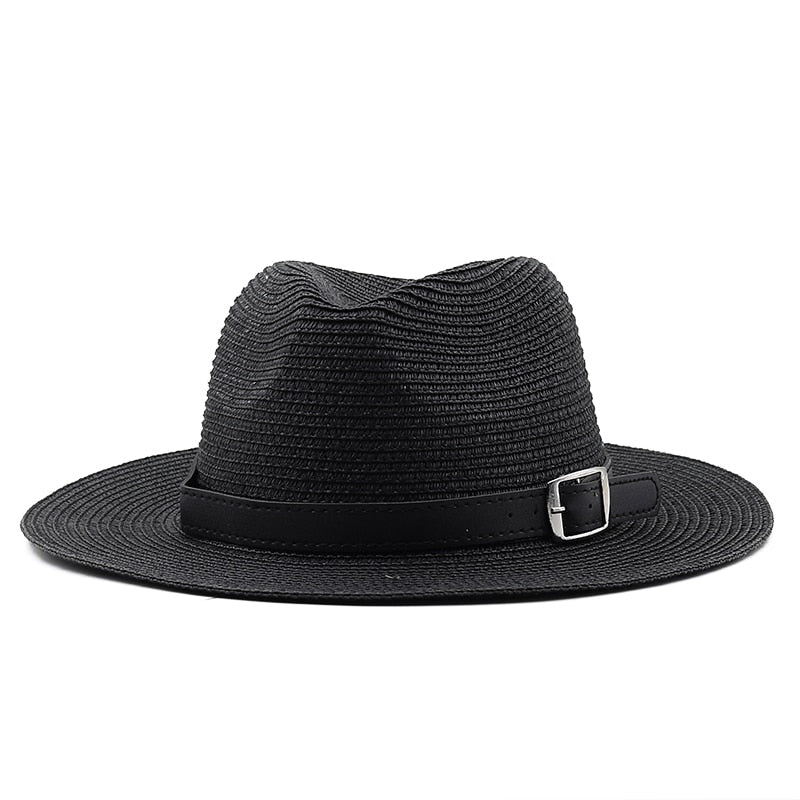 RAMSES Men's Straw Fedora Hat