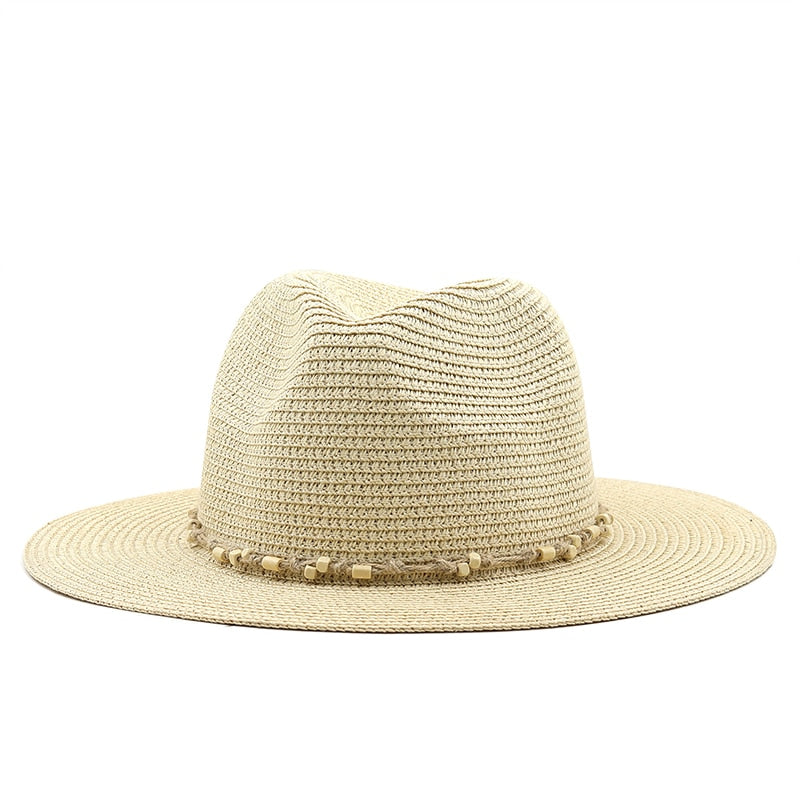 CABELLO Panama Hat in Beige