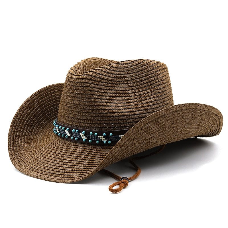 VESNA Cowboy Hat in Brown