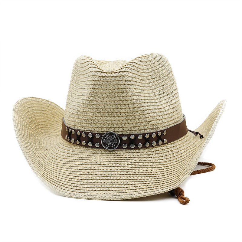 JAIME Men's Straw Cowboy Hat