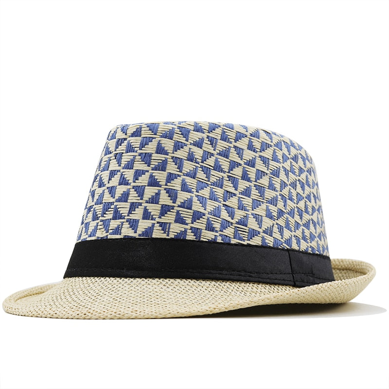 HEENA Straw Trilby Hat