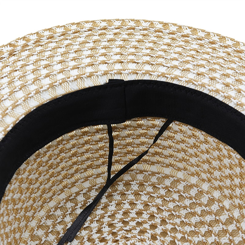 ROMINA Straw Boater Hat