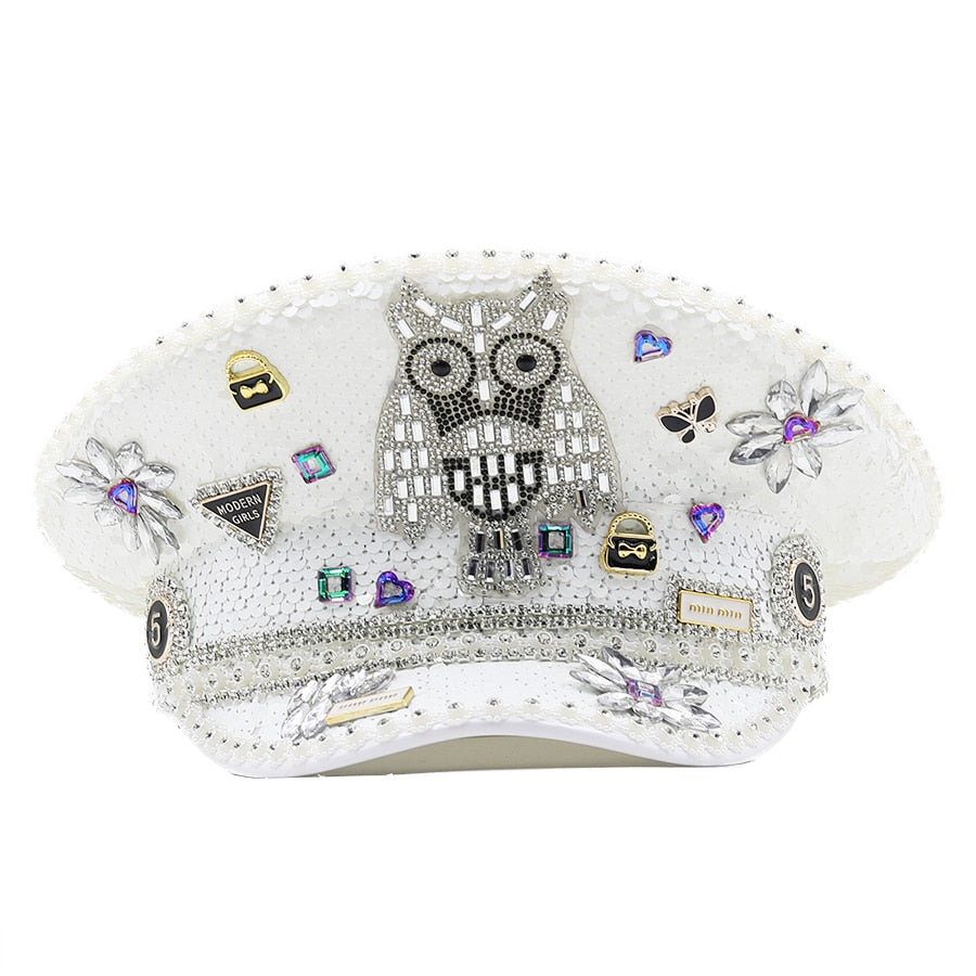 DORIS Luxury Rhinestone Party Hat