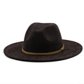 LEOPOLD Men's Felt Fedora Hat in Brown