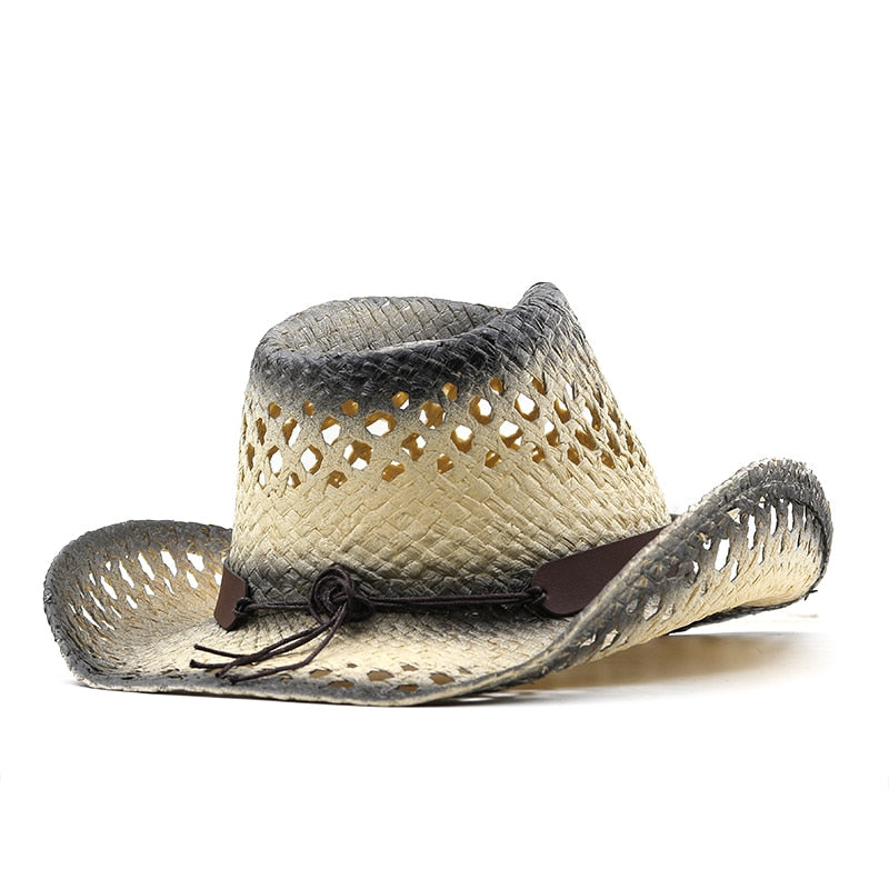 OTTOKAR Men's Straw Cowboy Hat