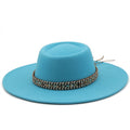 REBA Fedora Hat in Lake Blue