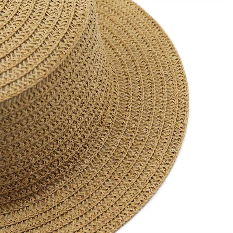 JANNAH Straw Boater Hat
