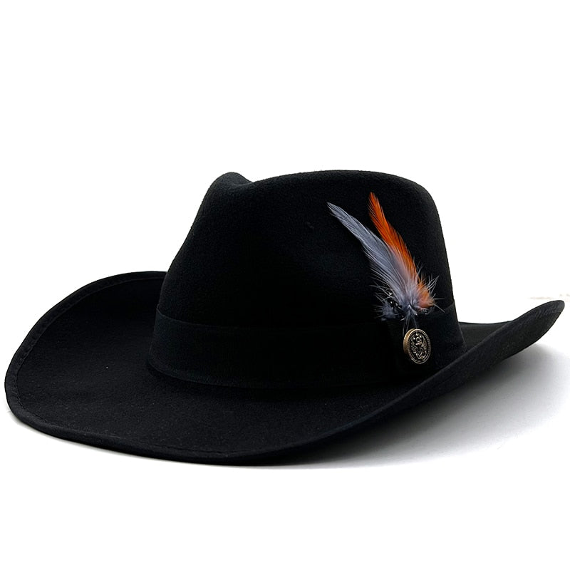 MERYL Cowboy Hat in Black