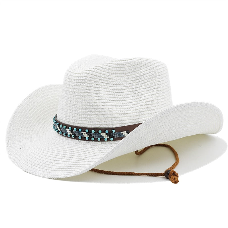 VESNA Cowboy Hat in White