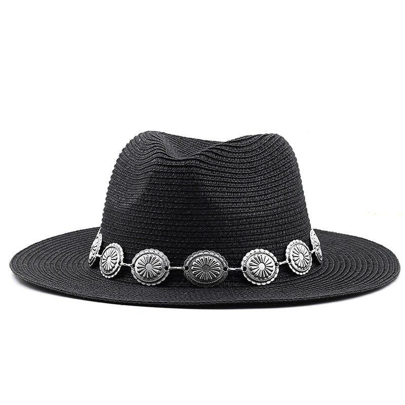 HATTIE Fedora Hat in Black