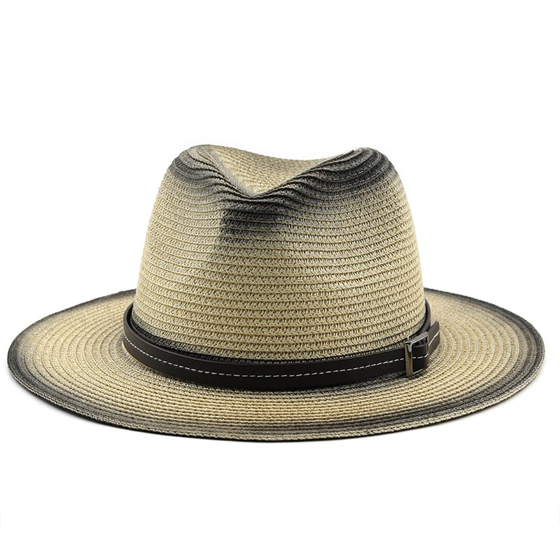 KHUFU Men's Straw Panama Hat