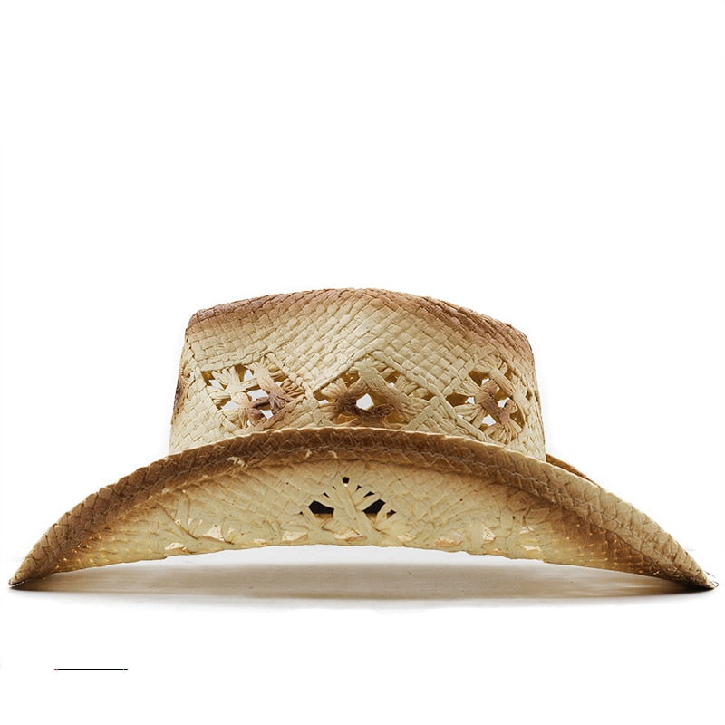 WILHELM Men's Straw Cowboy Hat