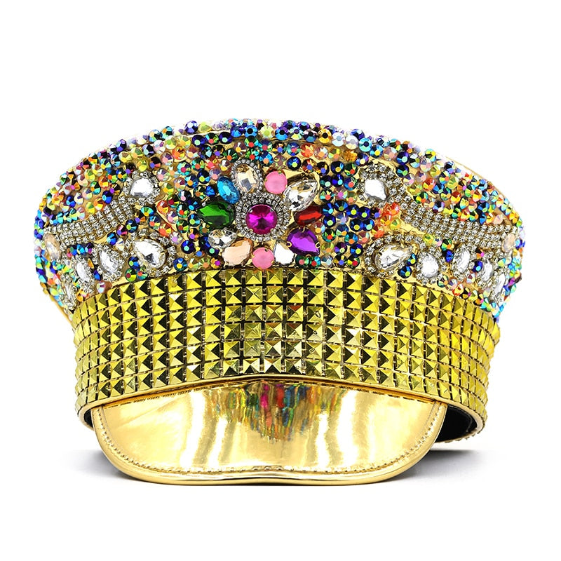 YARAH Luxury Rhinestone Party Hat