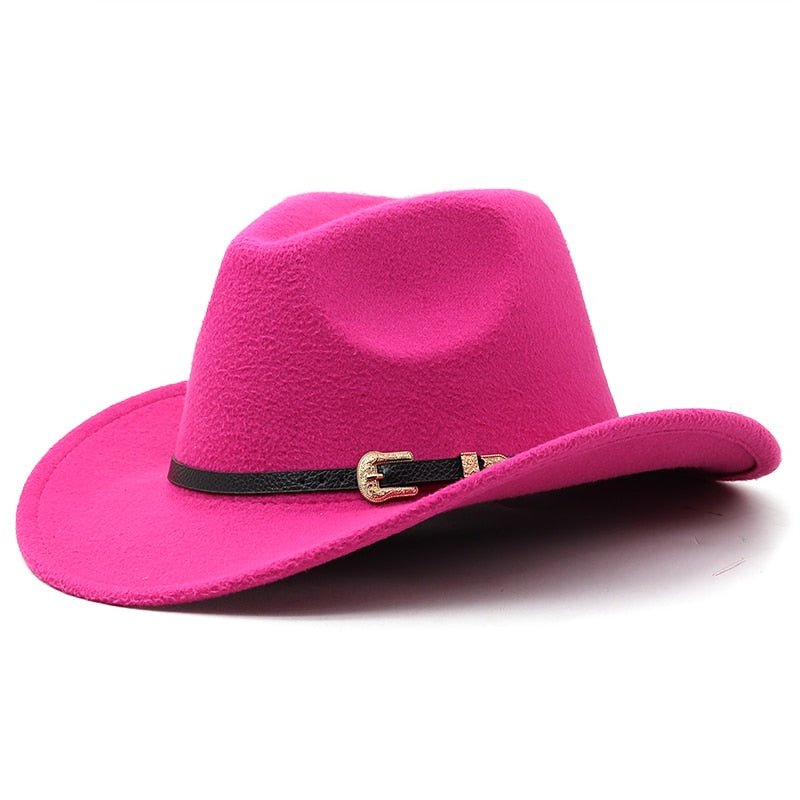 RAGNAR Men's Straw Cowboy Hat in Rose