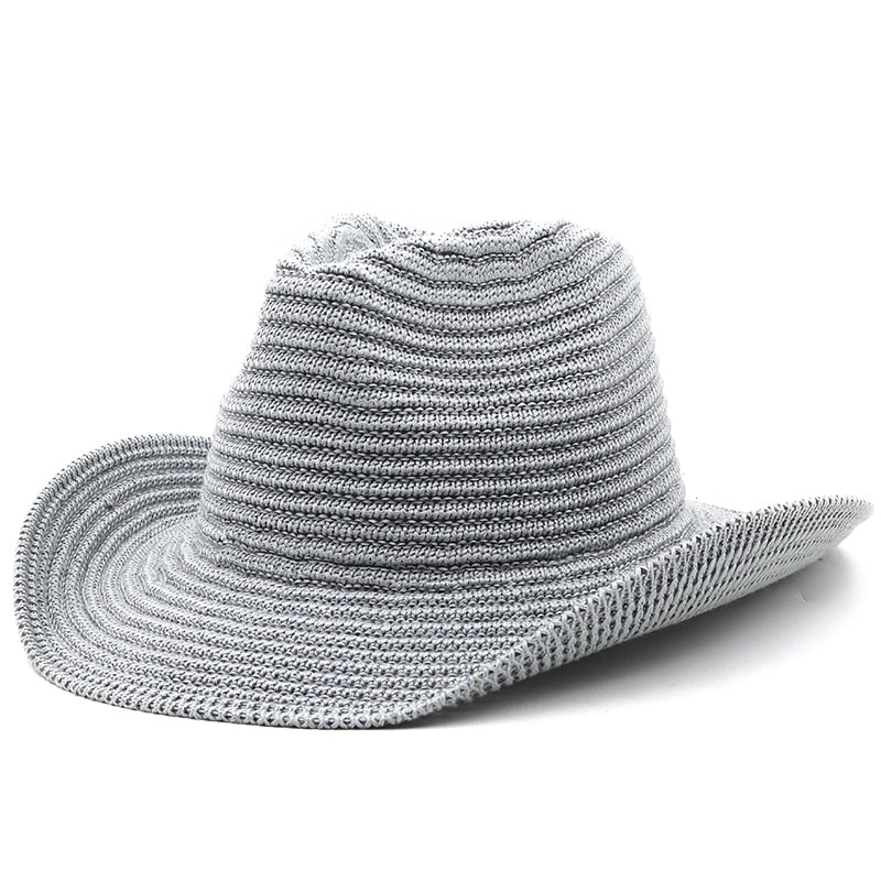 ROLLO Men's Straw Cowboy Hat