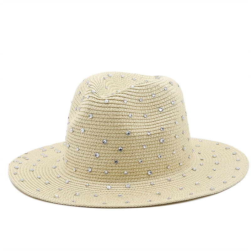 HARLOW Fedora Hat in Beige