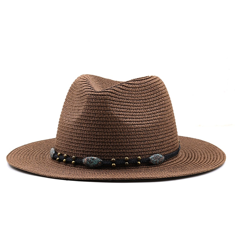 AIENA Fedora Hat in Brown