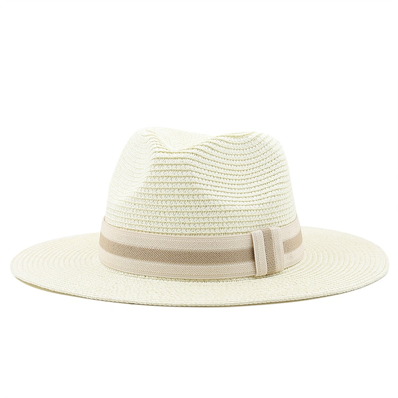 XERXES Men's Straw Fedora Hat
