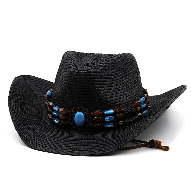 VIOLA Cowboy Hat in Black