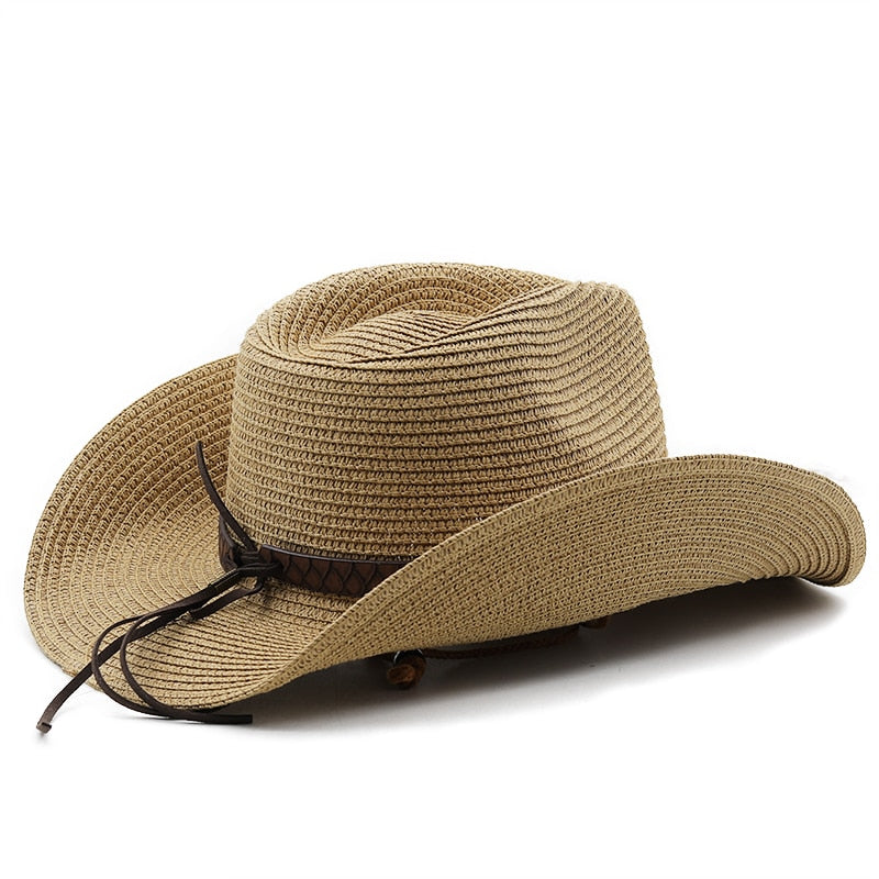 BELA Men's Straw Cowboy Hat