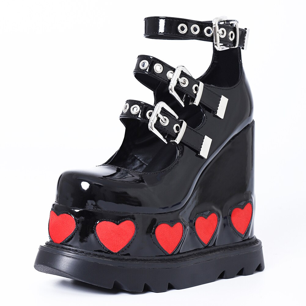 NIXIE FAIRY High Heel Boots in Black