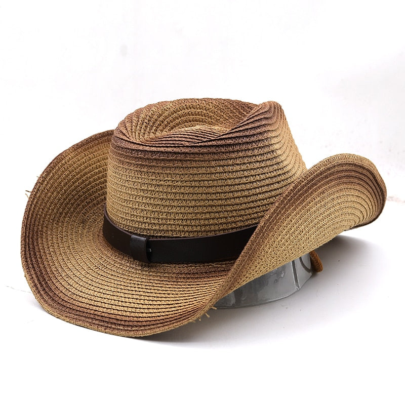 AUGUSTUS Men's Straw Cowboy Hat